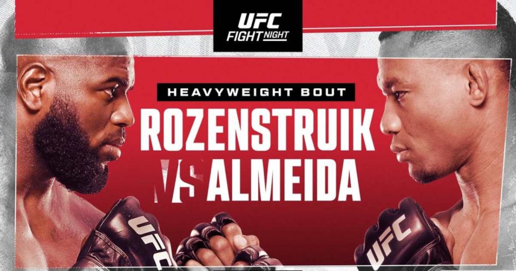 ufc fight night rozenstruik almeida