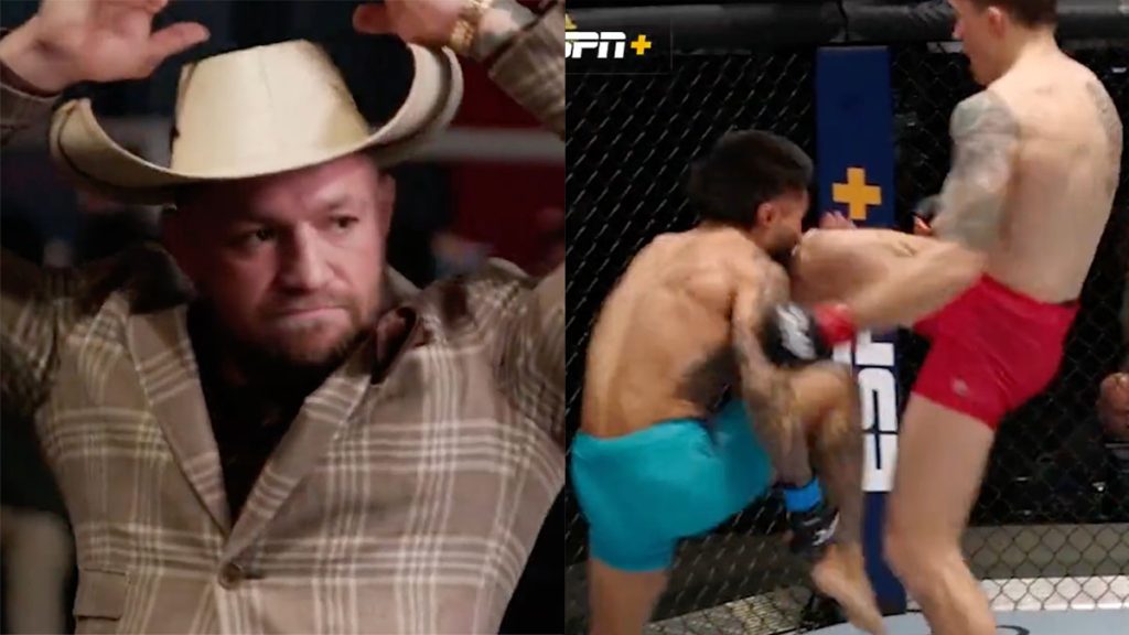 MMA - Il claque un énorme KO sur l'élève de Conor McGregor avec un coup de genou sauté