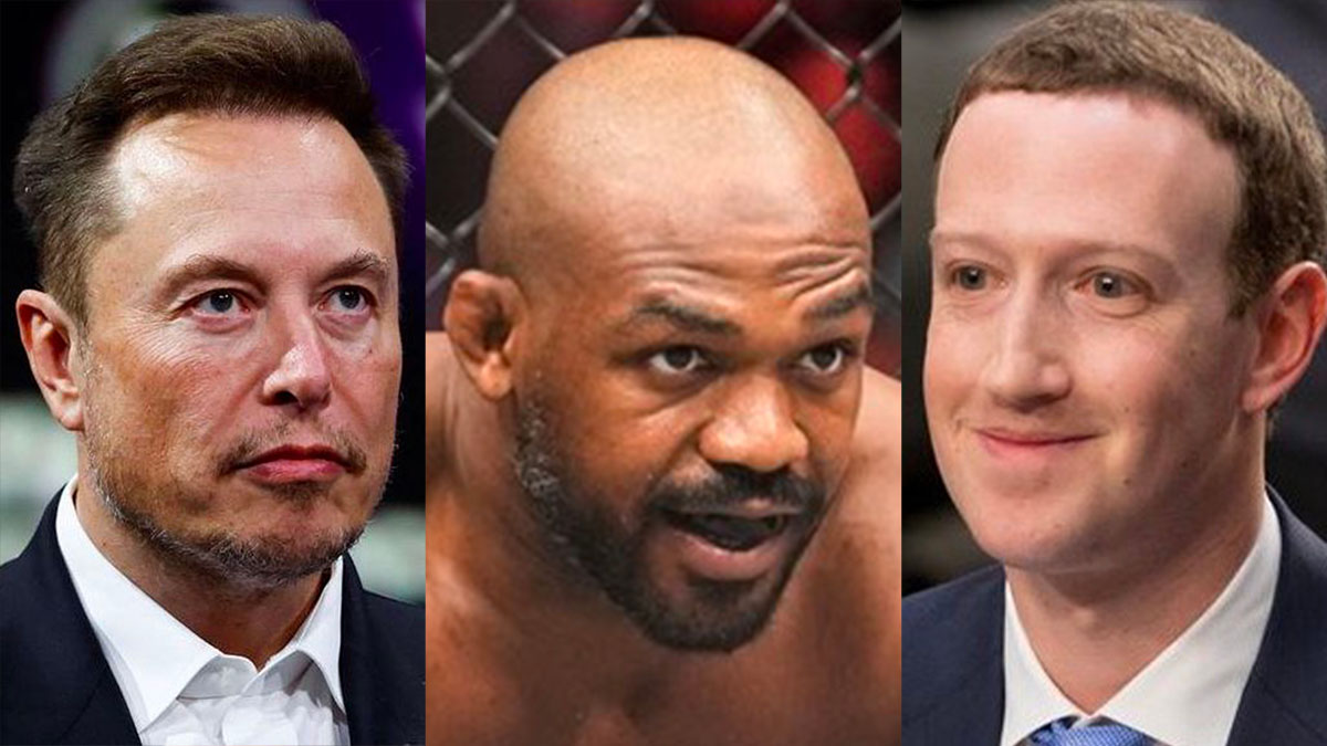 Jon Jones a choisi son camp dans la rivalité entre Elon Musk et Mark Zuckerberg