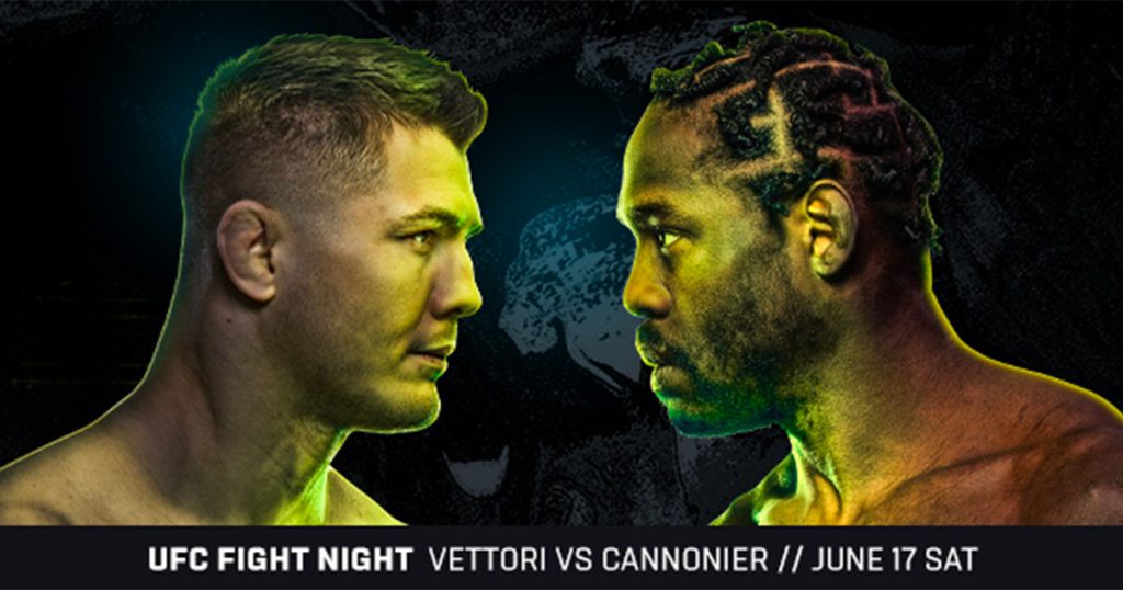 UFC Vettori vs. Cannonier : la carte, les horaires et comment le regarder