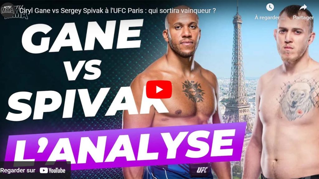 UFC Paris Ciryl Gane vs Sergey Spivak analyse podcast