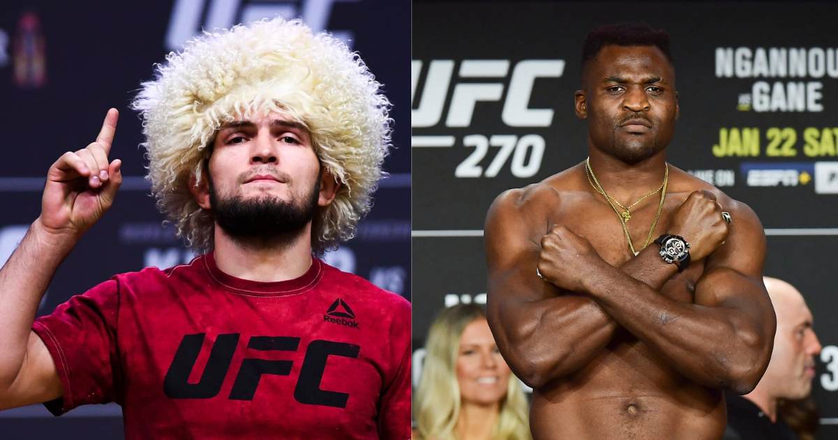 khabib nurmagomedov réagit au combat de Francis Ngannou