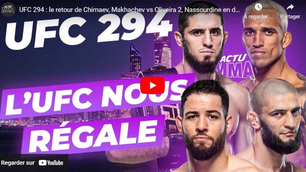 La carte de l'UFC 294 nous régale avec Makhachev, Oliveira, Chimaev, Costa et Imavov