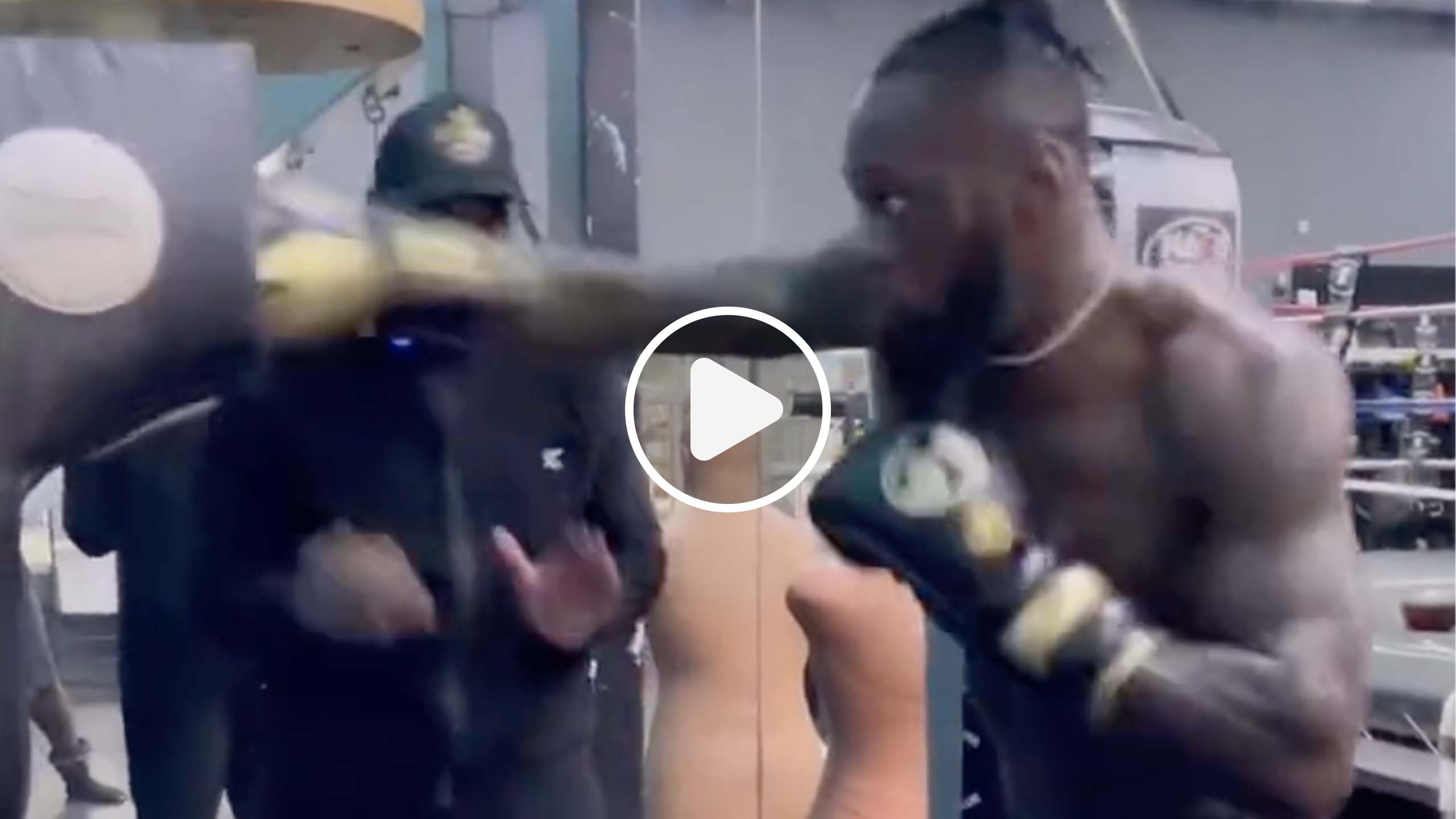 Deontay Wilder s'entraîne pour affronter Anthony Joshua, ses frappes sont terrifiantes