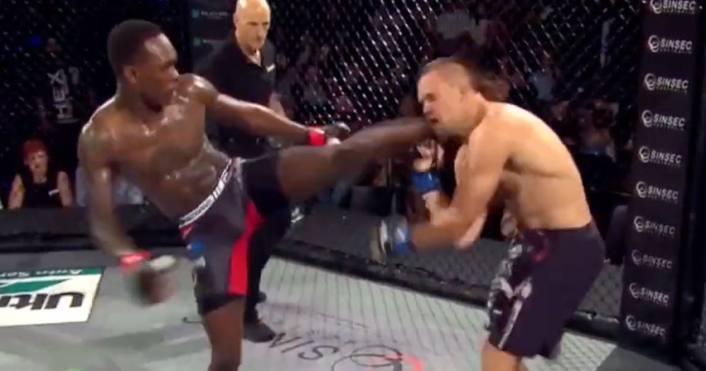 Quand Israel Adesanya claquait un KO exceptionnel avant d'intégrer l'UFC