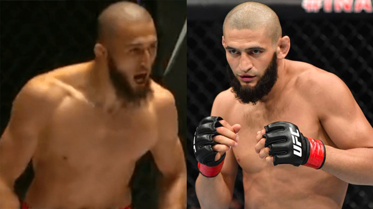 Khamzat Chimaev s'entraîne avec son sosie pour préparer l'UFC 294 (photo)