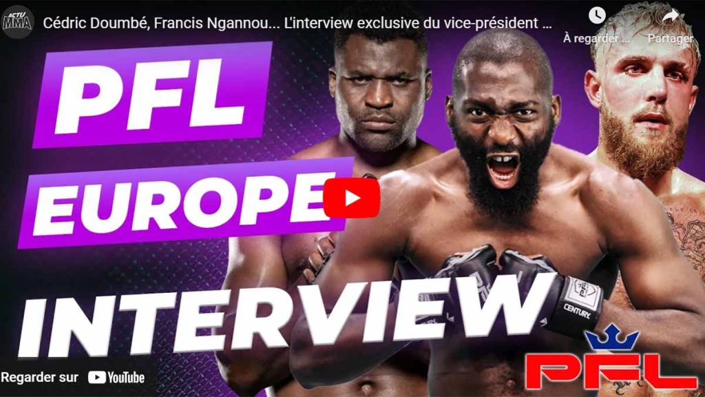 Iinterview exclusive de James Frewin, vice-président du PFL International : PFL Paris le 30 septembre, Cédric Doumbé, Francis Ngannou, Jake Paul et Nate Diaz.