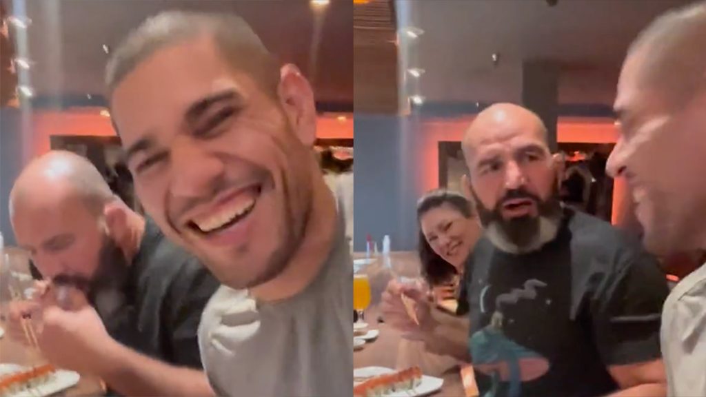 Alex Pereira piège Glover Teixeira au restaurant, c'est hilarant