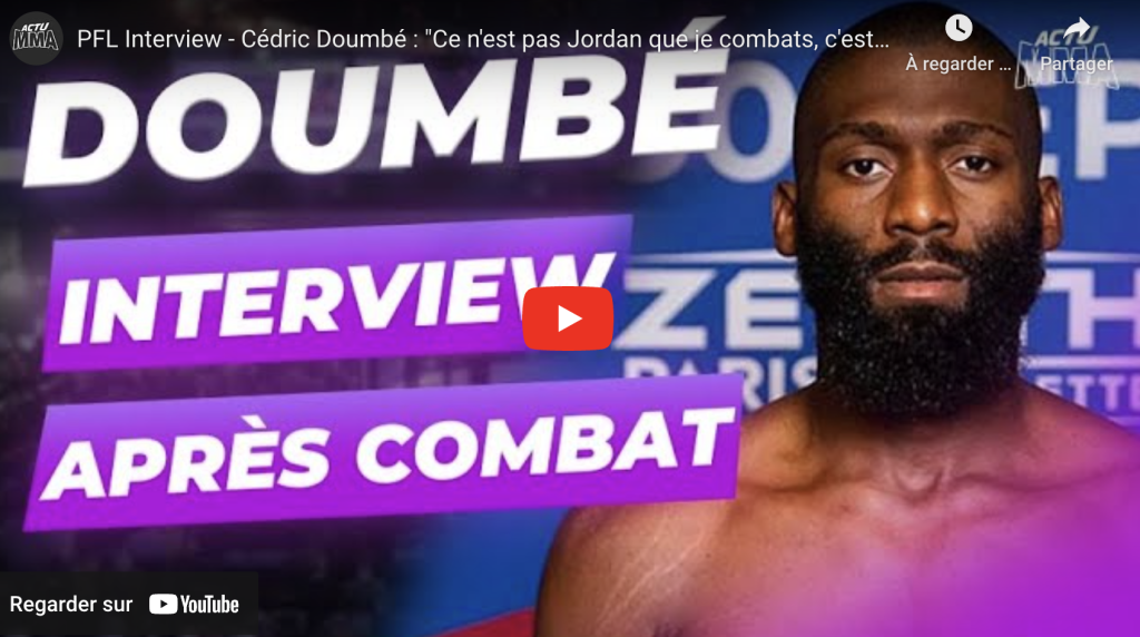 Cédric Doumbé PFL Paris interview