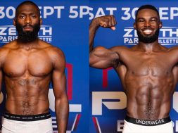 Cédric-Doumbé-Jordan-Zébo-PFL-Paris-MMA-Pesée