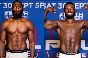 Cédric-Doumbé-Jordan-Zébo-PFL-Paris-MMA-Pesée