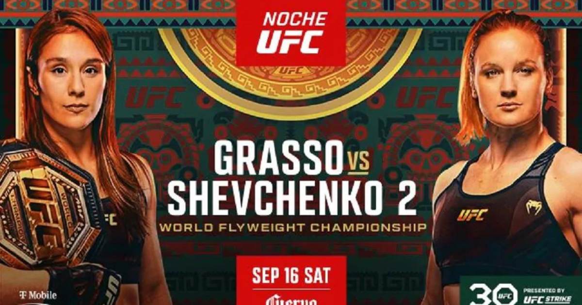 ufc noche grasso vs shevchenko 2