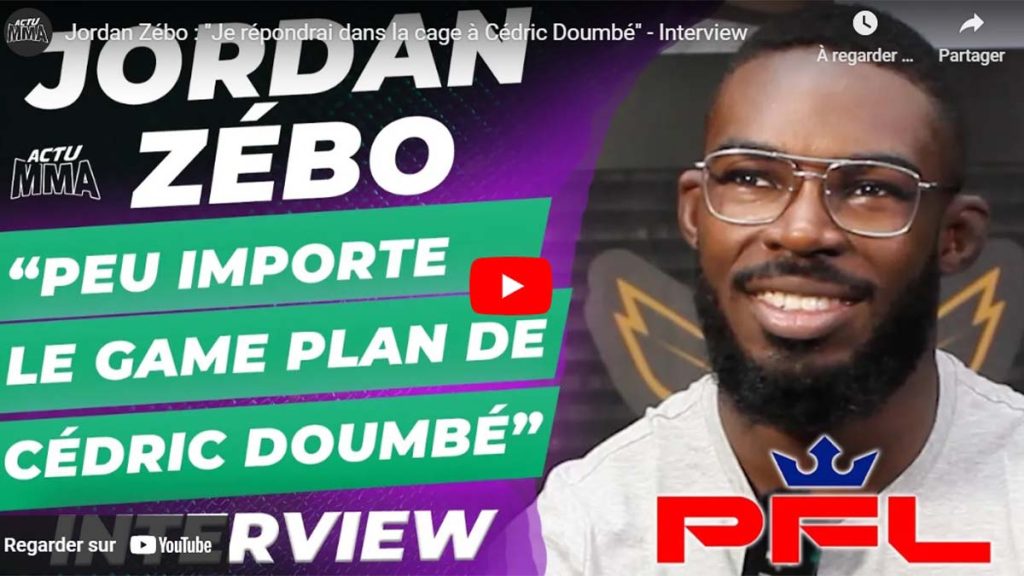 L'interview de Jordan Zébo avant son combat contre Cédric Doumbé au PFL Paris