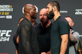 Kamaru-Usman-Khamzat-Chimaev-UFC-294-face-à-face-MMA