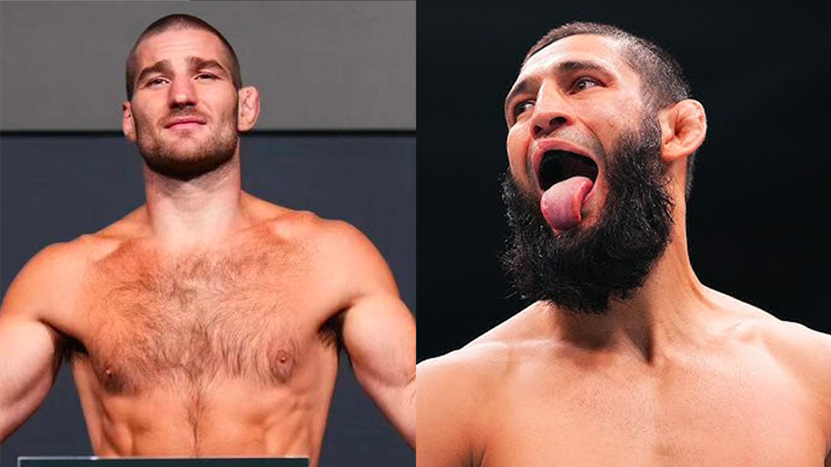 Khamzat Chimaev s'en prend à Sean Strickland après sa victoire à l'UFC 294