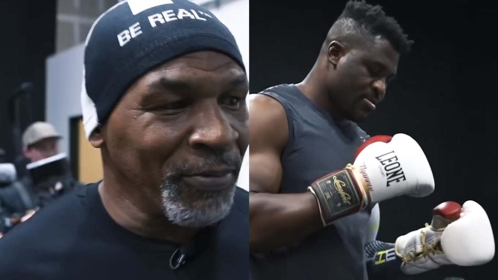 Mike Tyson entraine Francis Ngannou