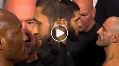 Usman-Khamzat-Makhachev-Volkanovski-UFC-MMA-face-&agrave;-face-Vid&eacute;o