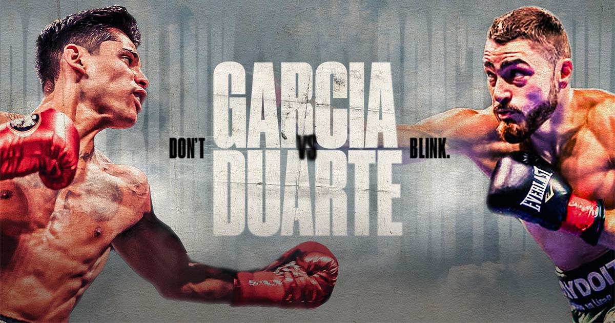 Ryan Garcia vs. Oscar Duarte : la carte, les horaires et comment le regarder