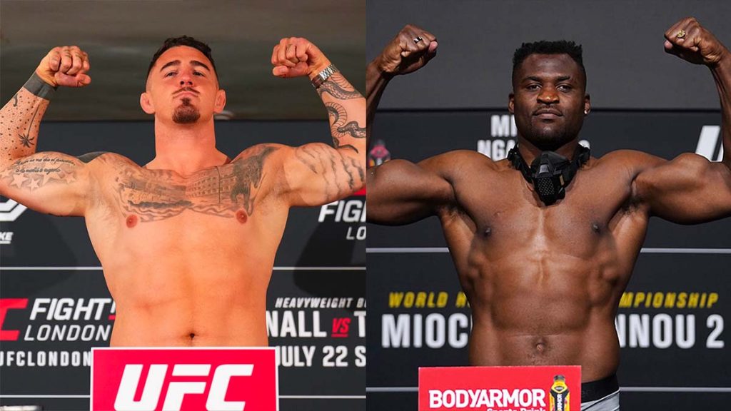 Tom Aspinall frappe aussi fort que Francis Ngannou selon un grand nom de l'UFC