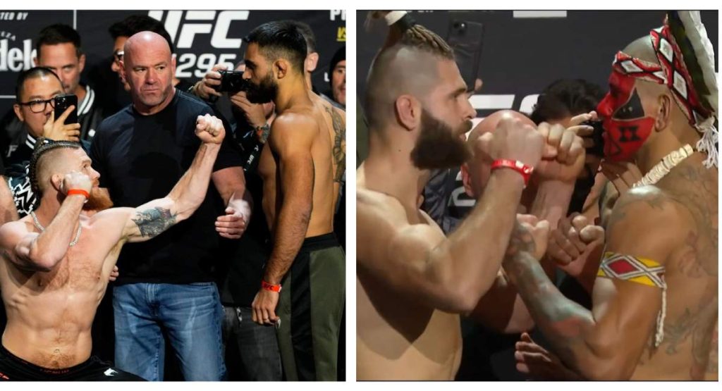 Les face à face avant l'UFC 295