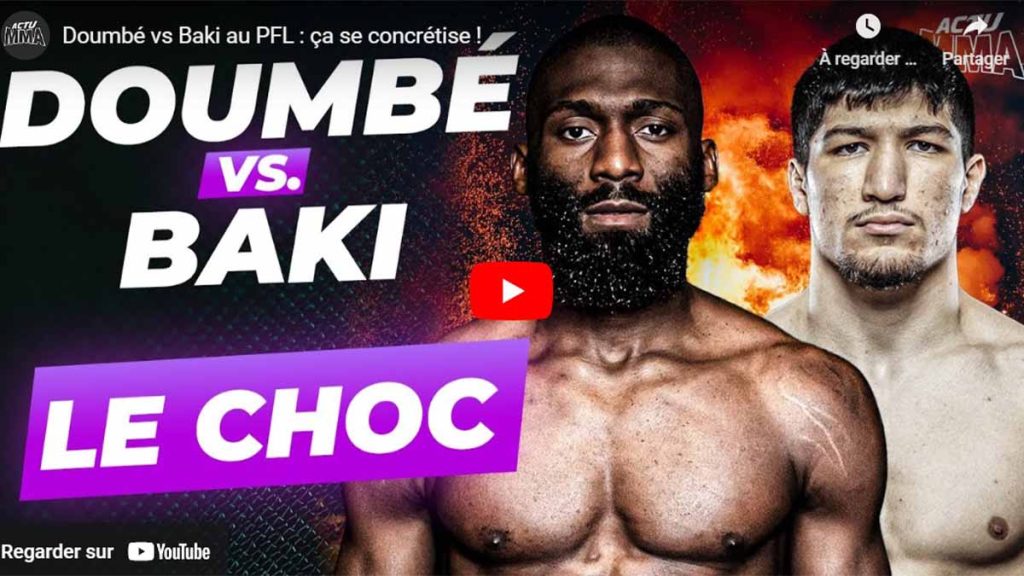 Notre podcast ActuMMA sur Cédric Doumbé vs Baki