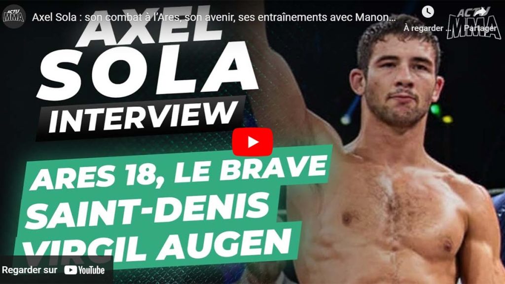 Retrouvez l'interview d'Axel Sola - Ares !