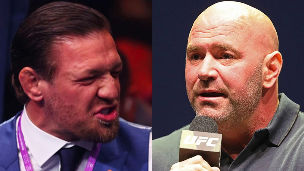 Dana White répond à l'attaque de Conor McGregor