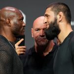 Kamaru Usman et Khamzat Chimaev.