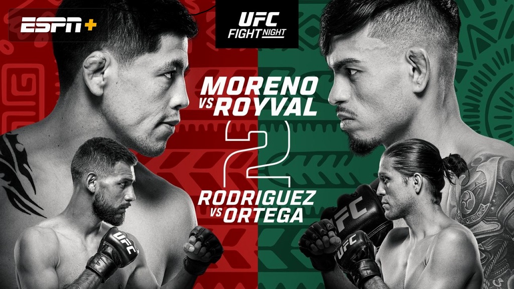 UFC México – Moreno vs. Royval 2: la cartelera, horarios y cómo verlo