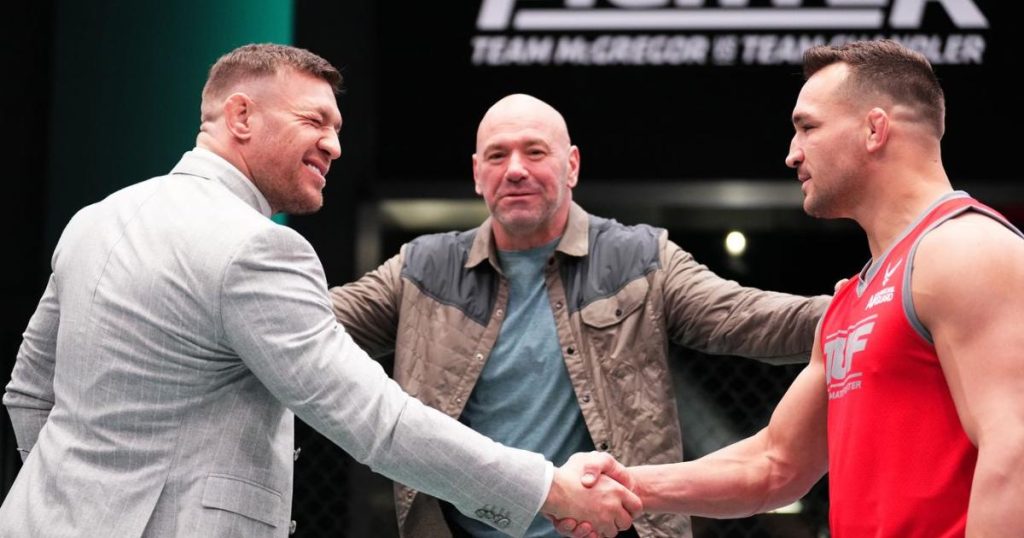 conor mcgregor chndler dana white