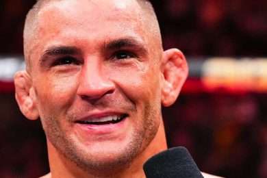 Beno&icirc;t-Saint-Denis-Dustin-Poirier-Dana-White-KO-UFC-299-MMA