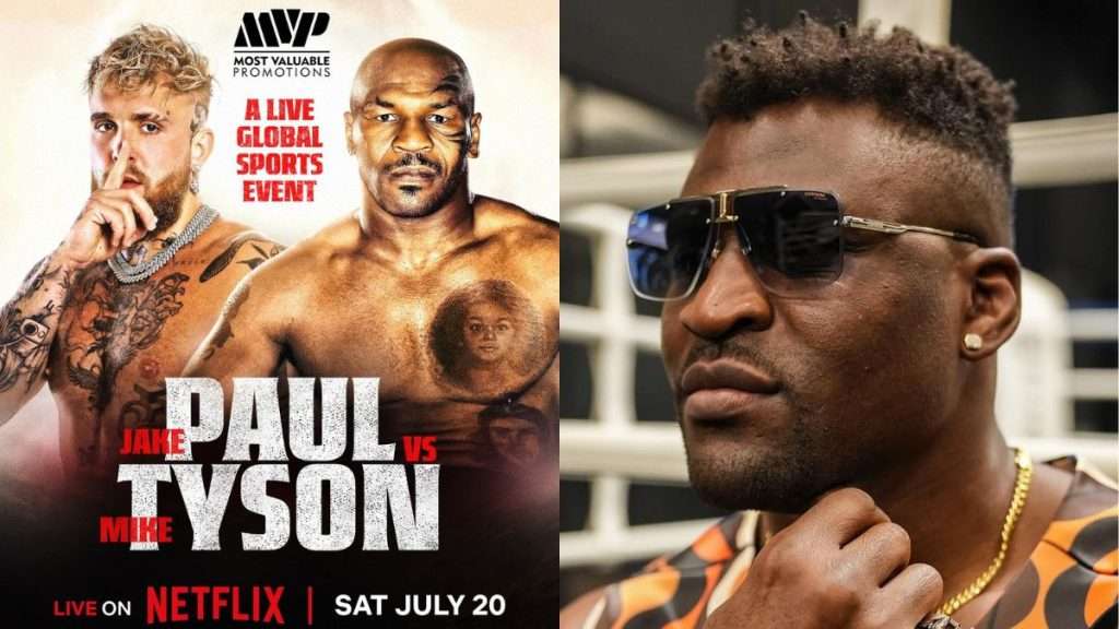 Francis Ngannou qui affrontera ce 8 mars Anthony Joshua sur le ring, a été aussi surpris que tout le monde de voir Jake Paul contre Mike Tyson sur un ring de boxe.