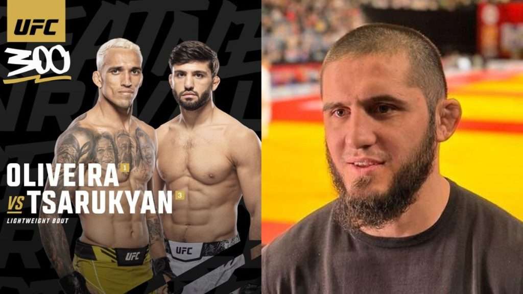 Islam Makhachev, le champion des poids légers de l'UFC, s'est récemment exprimé sur le combat entre Charles Oliveira et Arman Tsarukyan. Il surveillera de très près ce duel qui aura lieu lors de l'UFC 300.