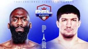 Le PFL Paris 2 - Doumbé vs. 'Zébo' Baki aura lieu le 7 mars à l’Accor Arena de Paris. Découvrez la carte complète, les horaires, et comment regarder l’événement avec ActuMMA.