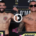 Benoît Saint Denis et Dustin Poirier s'affronteront lors du co-main event de l'UFC 299. Les deux combattants ont validé leur pesée ce 8 mars.