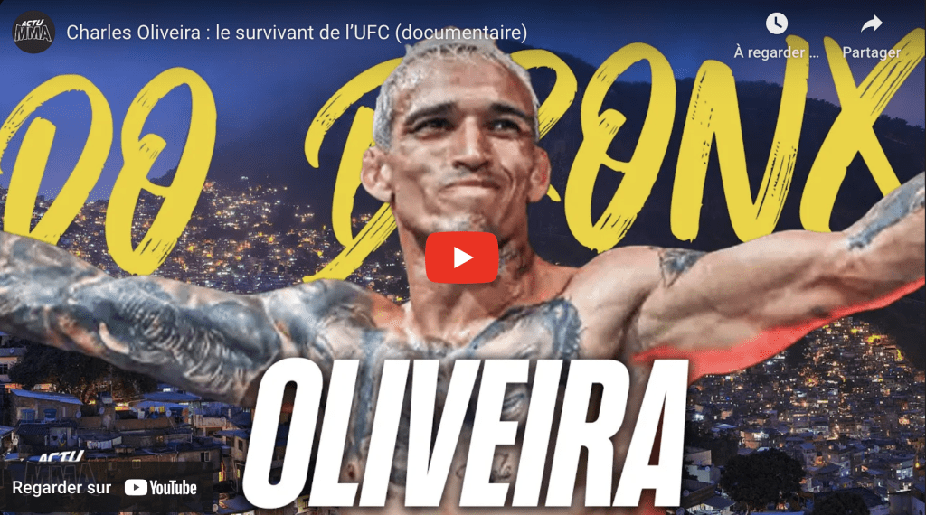 Charles Oliveira le survivant de l'UFC documentaire