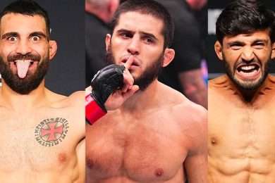 Classement-UFC-Poids-l&eacute;gers-Beno&icirc;t-Saint-Denis-Islam-Makhachev-Arman-Tsarukyan-Charles-Oliveira-Justin-Gaethje-Max-Holloway-UFC-300-MMA