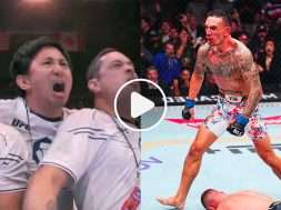 Max-Holloway-réaction-coin-KO-Gaethje-UFC-300-Vidéo