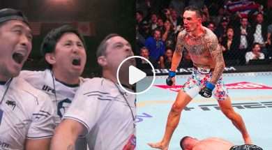 Max-Holloway-r&eacute;action-coin-KO-Gaethje-UFC-300-Vid&eacute;o