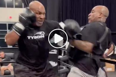 Mike-Tyson-entra&icirc;nement-Jake-Paul-Boxe-Vid&eacute;o
