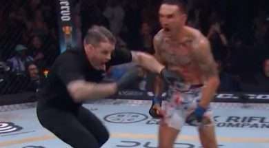 UFC-300-Holloway-KO-Gaethje-arbitre-Marc-Goddard-MMA