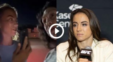 Vidéo-une-combattante-de-l-UFC-à-failli-en-venir-aux-mains-avec-une-femme-agressive