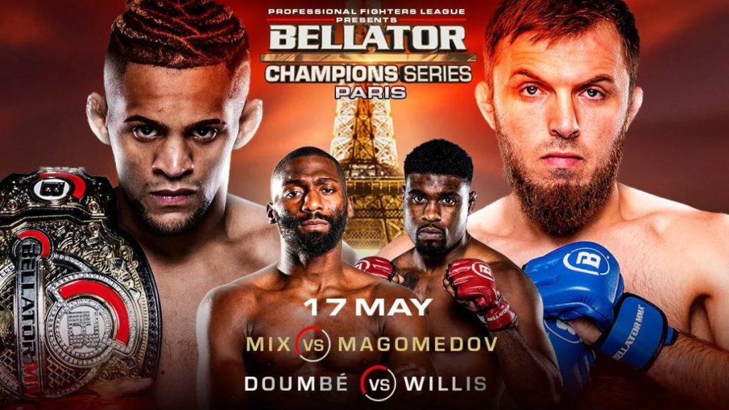 Le Bellator Paris – Patchy Mix vs. Magomed Magomedov aura lieu ce vendredi 17 mai. Découvrez la carte complète, les horaires et comment regarder les combats.