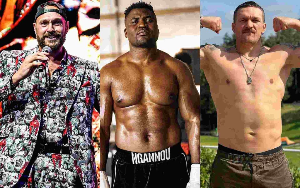 tyson dury oleksandr usyk francis nhgannou