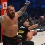 L'homme fort Eddie Hall claque un KO monstrueux en 30 secondes pour ses débuts en MMA