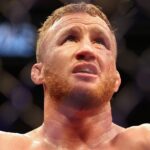 La réaction de Justin Gaethje après l'annonce Topuria vs. Oliveira