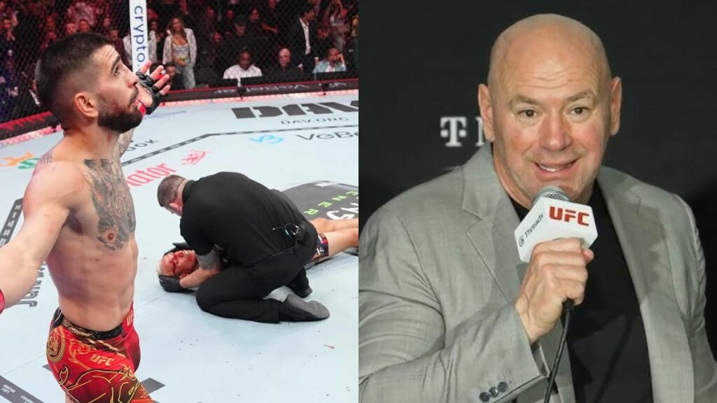 Dana White a été aussi impressionné que tout le monde en voyant Ilia Topuria mettre KO Charles Oliveira à l’UFC 317.
