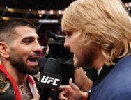 Topuria-Pimblett-échange-tendu-UFC-317