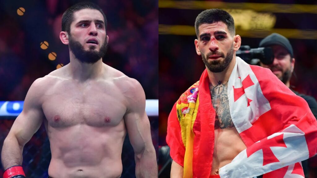 Ilia Topuria pense déjà à l’avenir alors qu’il se prépare pour le combat pour le titre vacant des poids légers de l’UFC contre Charles Oliveira à l’UFC 317.