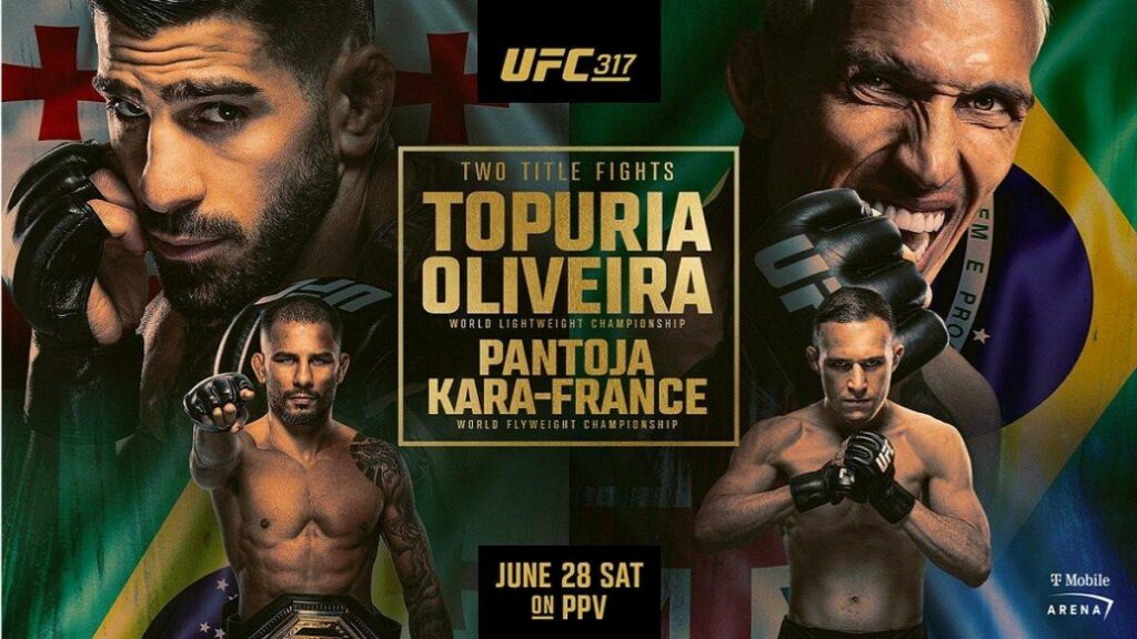 UFC 317 - Topuria vs. Oliveira : la carte, les horaires et comment regarder